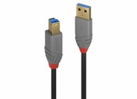 Lindy 36742 USB-Kabel, 2.0m, Anthra Line, USB A 3.0, USB...