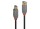 Lindy 36744 USB-Cable, 5.0m, Anthra Line, USB A 3.0, USB B 3.0