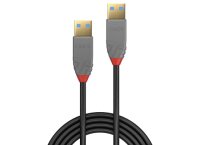 Lindy 36750 USB-Kabel, 0.5m, Anthra Line, USB A 3.0, USB A 3.0