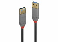 Lindy 36751 USB-Kabel, 1.0m, Anthra Line, USB A 3.0, USB...