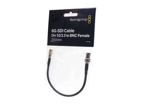 Blackmagic Design SDI Adapterkabel, 0.2m,Din 1.0/2.3 / BNC female