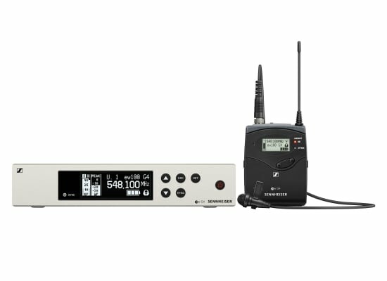 Sennheiser EW 100 G4 1G8 Funksystem,ME 2-II Lavalier Clipmikrofon