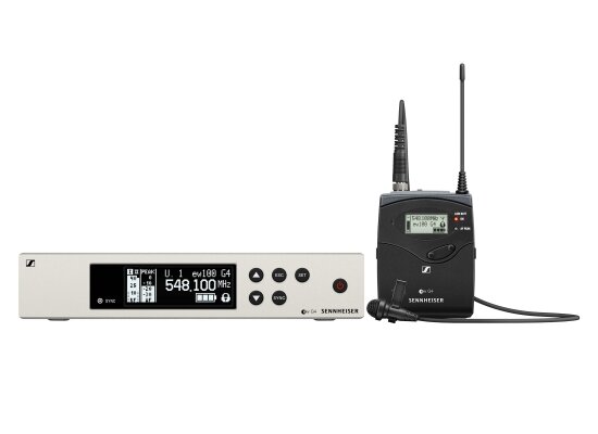 Sennheiser EW 100 G4 A Funksystem, ME 2-II Lavalier Clipmikrofon