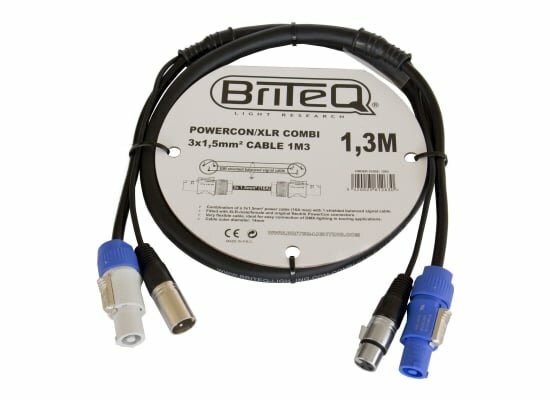 Briteq LICHT Power-Signal Powerconkabel 1.3m