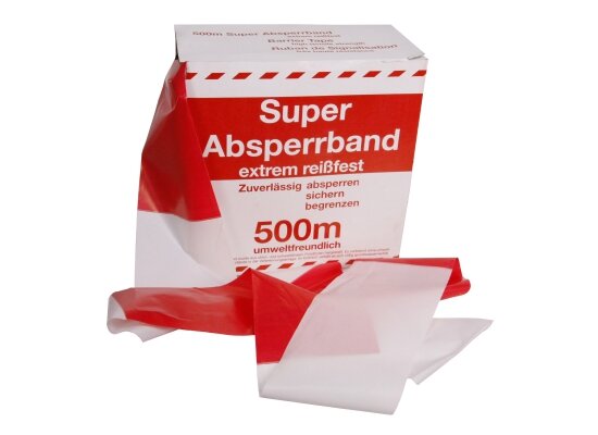 SweetPRO TA AWR-500/80 Absperrband, rot/weiss