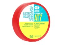 Advance Tapes AT 7 PVC-Isolierband Zumbel Tape, rot, 20m,...