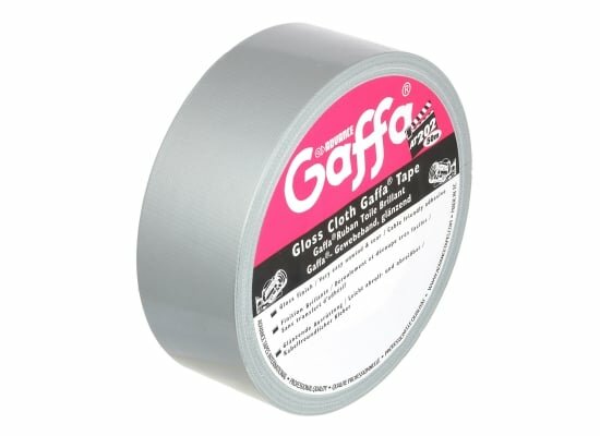 Advance Tapes AT 202 Gewebeklebeband, silber, glänzend, PRO,Gaffa