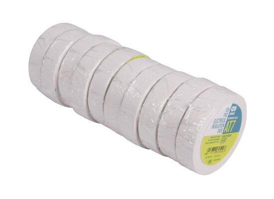 Advance Tapes AT 7 PVC-Isolierband Zumbel Tape, weiss,10m,15mm