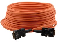 Kramer C-FODM/FODM-33 DVI Glasfaser Kabel, orange, 10m