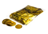 MagicFX Metallic Konfetti, GOLD, 1kg, Ø55mm Rund, PVC