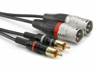 Sommer Cable Stereokabel, 1.5m, 2x XLR male / 2x Cinch