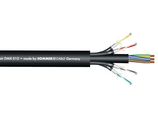 Sommer Cable Monolith 4 DMX-Kombileitung Ø13.2mm, schwarz
