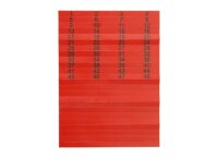 Klotz MIS-CSR Zahlen- / Leerstreifensatz, rot, 6mm