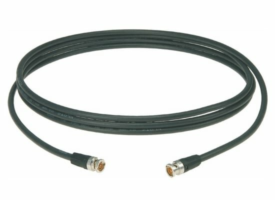 Klotz VHLS1N0005 SDI-Kabel, 0.5m, SCHWARZ
