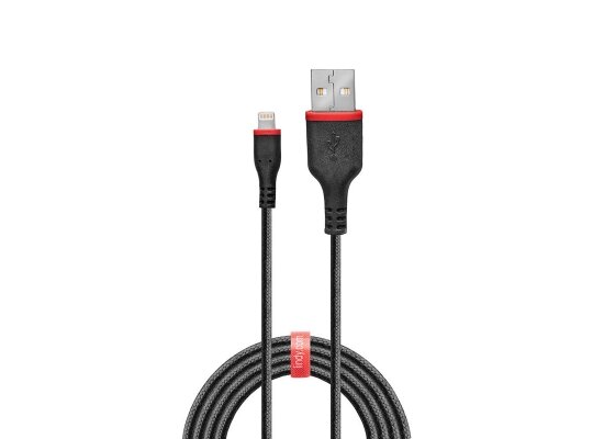 Lindy 31292 USB Lightning Kabel, 2.0m, schwarz