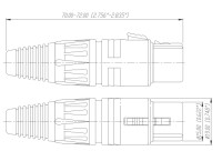 Neutrik NC4FX-B XLR 4pol Stecker