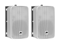 Omnitronic ODP-204 Outdoor Lautsprecher 2er SET, weiß