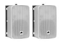 Omnitronic ODP-204T Outdoor Lautsprecher 2er SET, weiß