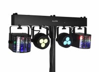 Eurolite KLS-120 FX LED Lichtanlage, 2x LED Spot / 2x LED...