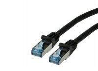 Roline CAT6A-Netzwerkkabel / Patchkabel, S/FTP,  1m, schwarz