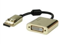 Roline Gold 4K Video-Adapter, 0.15m, DP male / DVI-D Dual...