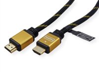 Roline Gold HDMI Kabel mit Ethernet, 7.5m