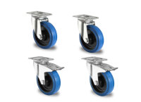SweetPro LR-100 BL Lenkrolle (Blue Wheel) 4er Set