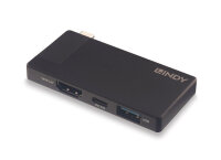 Lindy 43336 USB Laptop Dockingstation, schwarz