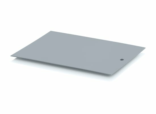Auer ZP64 Zwischenplatte für Eurobehälter, grau, 56.5x36.5cm