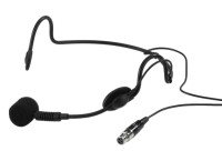 Monacor HSE-90 Headset, schwarz, Niere