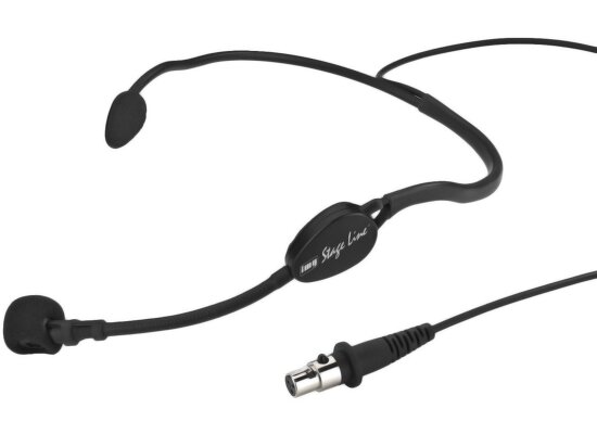 Monacor HSE-70WP Headset, schwarz