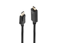 Lindy 36923 DisplayPort an HDMI Adapterkabel, 3m, schwarz