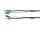 Briteq LICHT Power-Signal Powerconkabel 3m, Seetronic XLR 3pol male / female, Powercon grau / blau