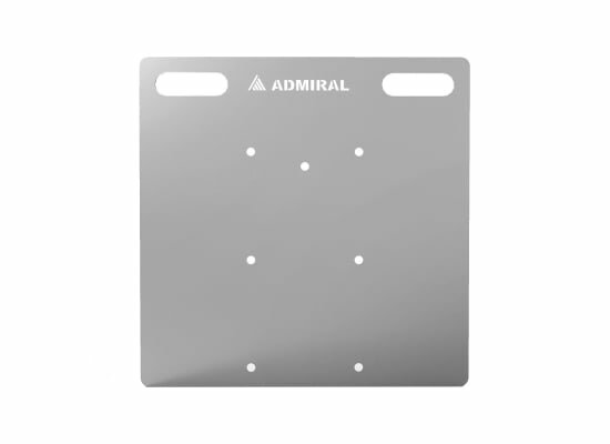 Admiral Bodenplatte Combi, STAHL, verzinkt, 73x73cm, für 30er Tra