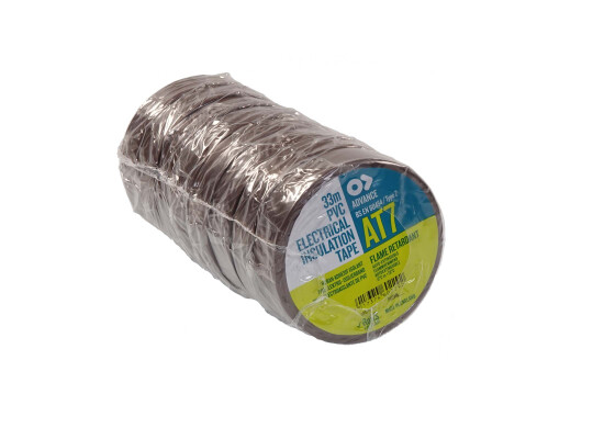 Advance Tapes AT 7 PVC-Isolierband Zumbel Tape, braun, 33m